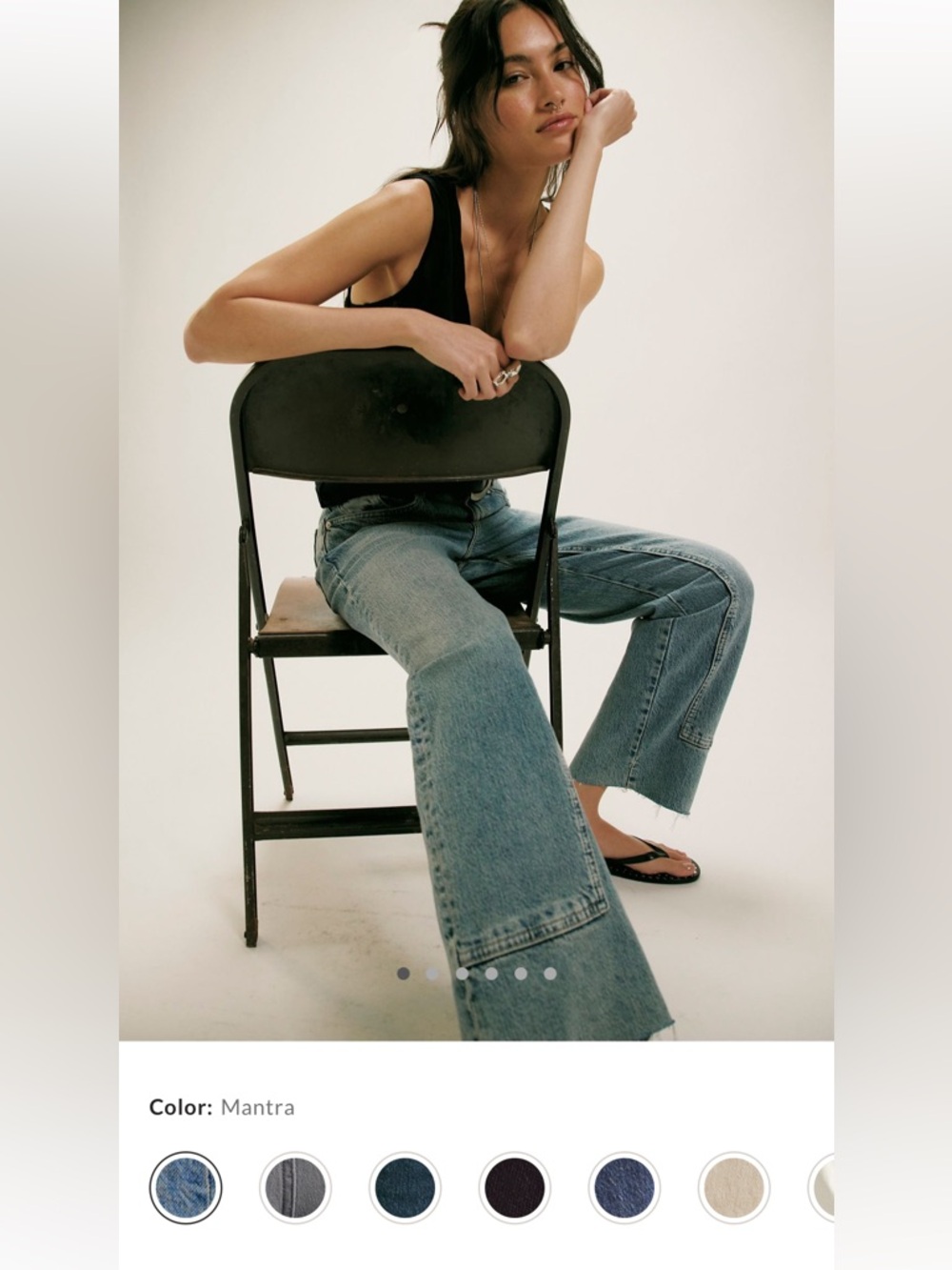 We The Free Mid Rise Risk Taker Jean - Mantra Wash